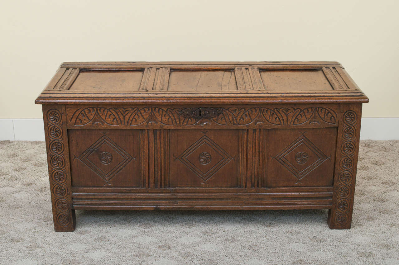 English William and Mary Oak Coffer - STORE CLOSING MAY 31ST 2